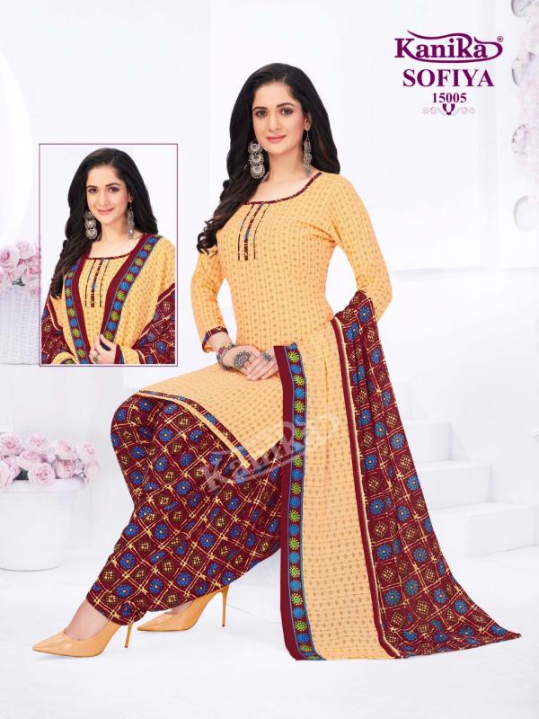 Kanika Sofiya Vol-15 Cotton Designer Readymade With Linning Suit